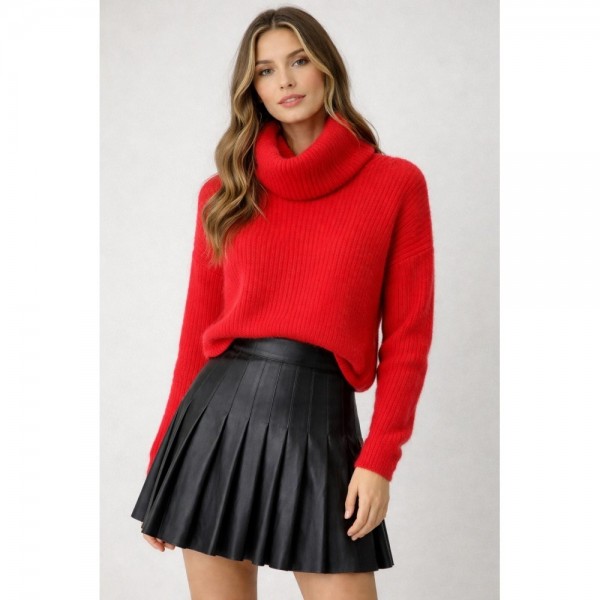 Pulover din tricot cu guler - Haine-second-hand.ro 146045