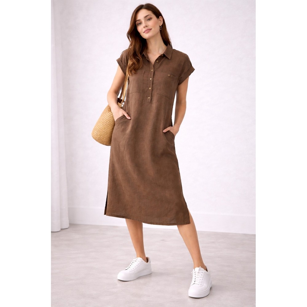 Rochie din pânză de in - Haine-second-hand.ro 147047