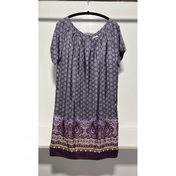 Rochie din mătase cu imprimeu - Haine-second-hand.ro 147643