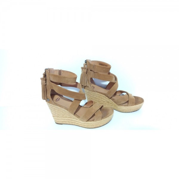 Sandale cu platformă din Piele - Haine-second-hand.ro 148354