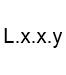 L.x.x.y